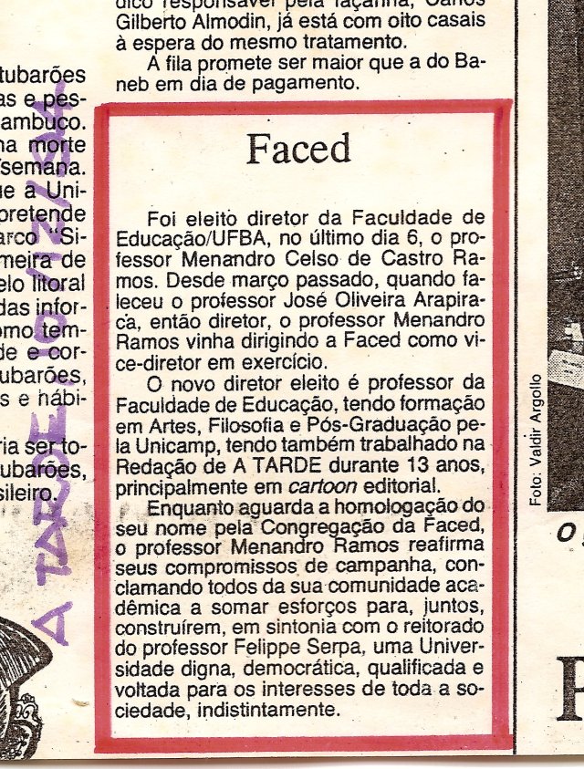 Novo Diretor Faced 1994