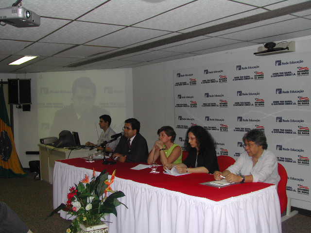 thiago Tavares, Helena e Bonilla na mesa-redonda final do dia 26/09